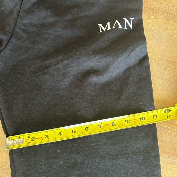 BooHooMAN Men's Roman Oversized Black Joggers NWT - Picture 9 of 9